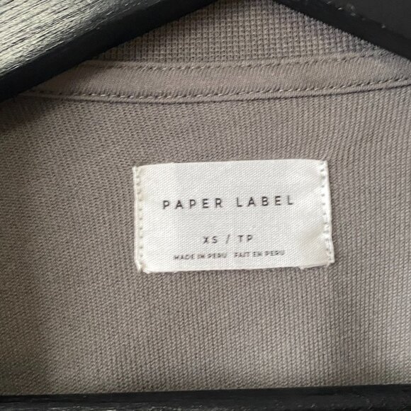 NWT Paper Label 100% Cotton Sasha Sweatshirt Charcoal Grey - Picture 3 of 12